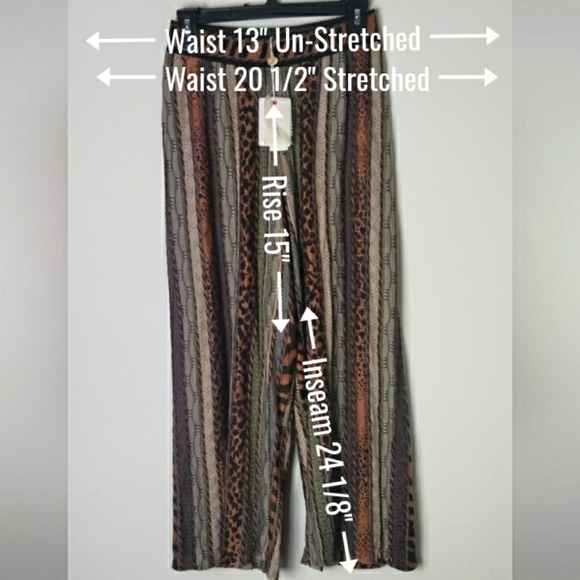 ✨Anthropologie✨ Cecilia Prado Knit Mixed Print Pants - Picture 8 of 8